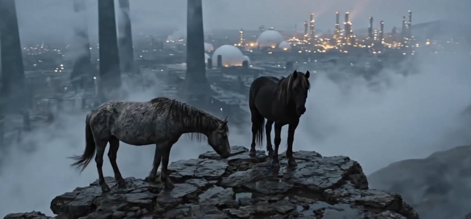 The Sacred Ascent: Wild Horses of the Great Türgen Mountains